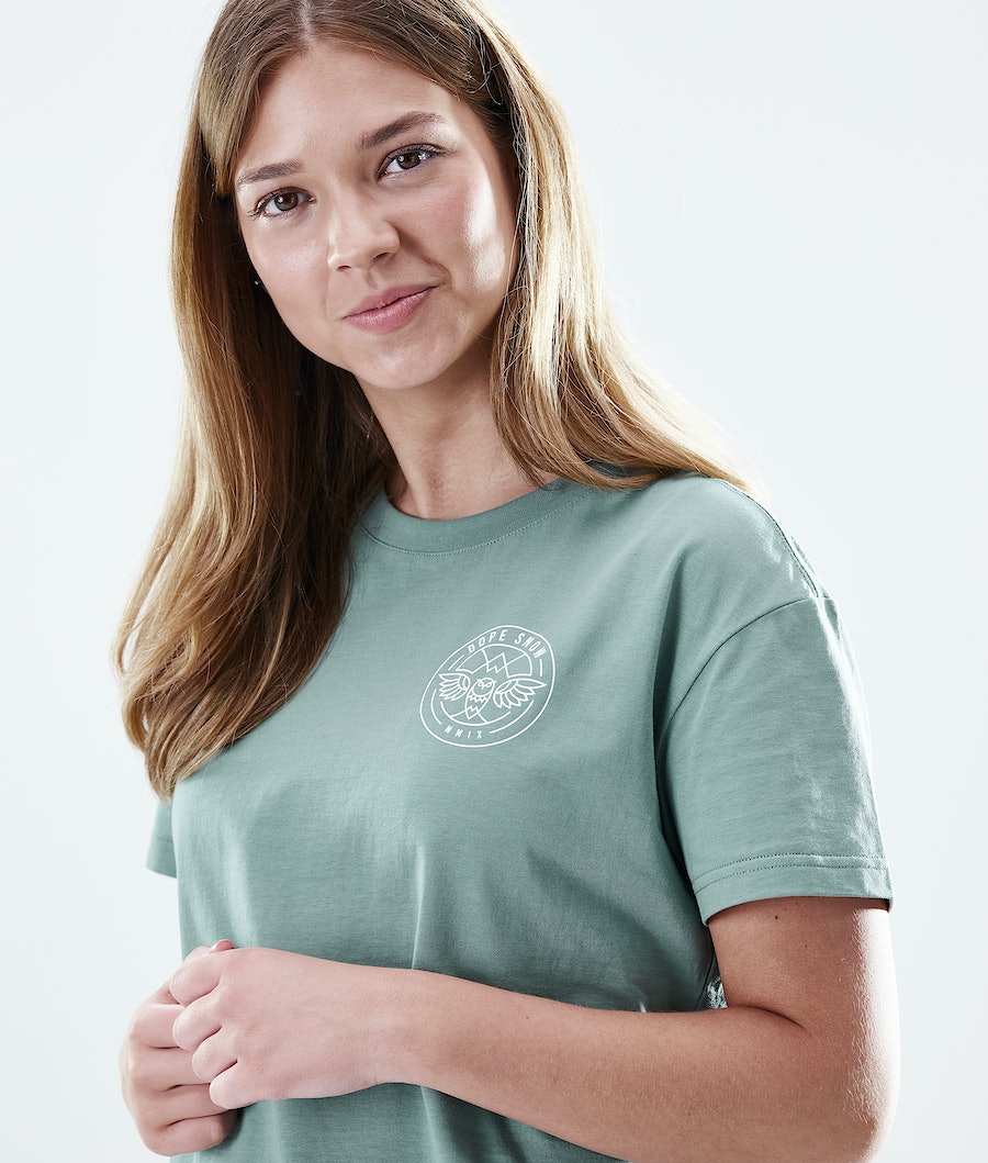 Dope Regular Beak T-Shirts Damen Grün | 201-EXSQFO