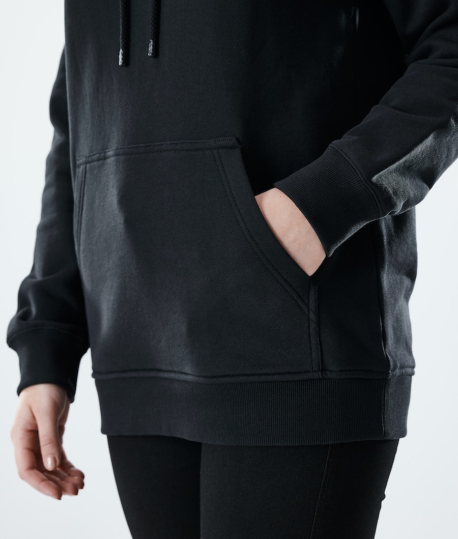 Dope Regular Palm Hoodie Damen Schwarz | 137-ZLSNRE