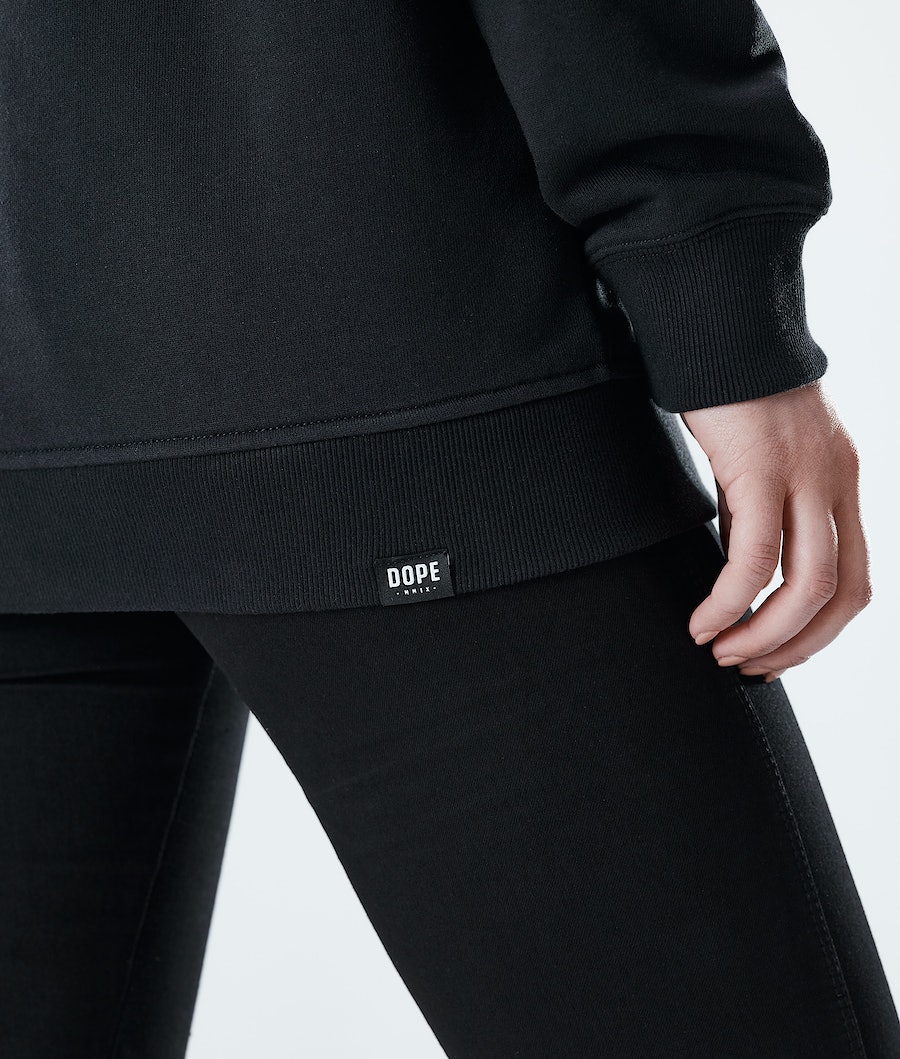 Dope Regular Palm Hoodie Damen Schwarz | 137-ZLSNRE
