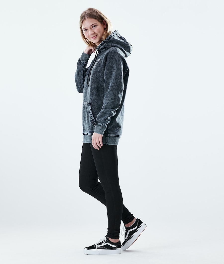 Dope Regular Palm Hoodie Damen Schwarz | 619-EYNQLV