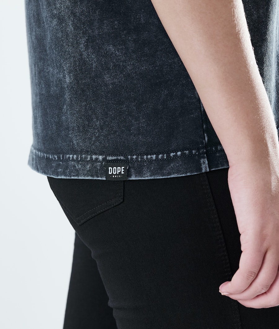Dope Regular Palm T-Shirts Damen Schwarz | 235-OUSPAV