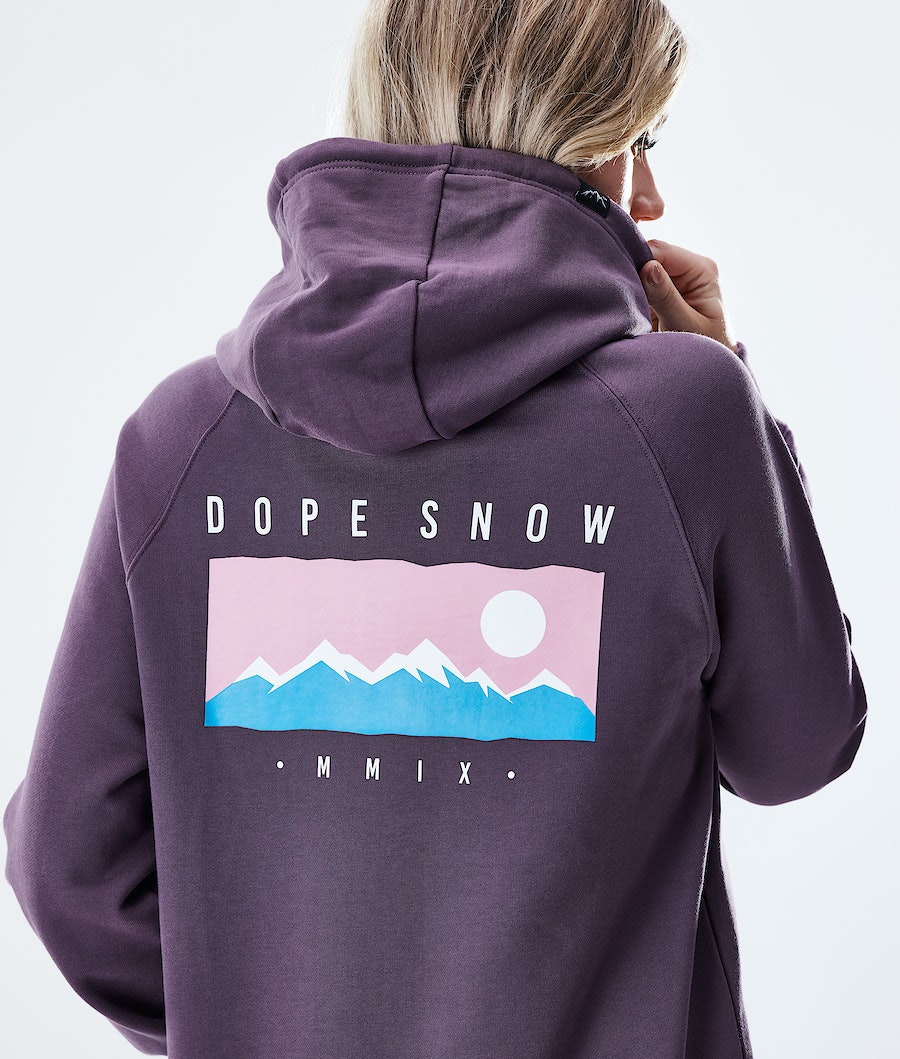 Dope Regular Range Hoodie Damen Lila | 351-SOFVAP