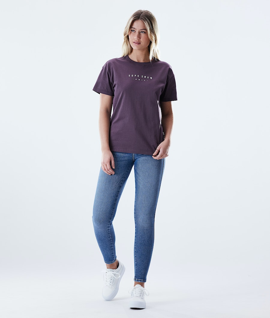 Dope Regular Range T-Shirts Damen Lila | 259-BEDVFN