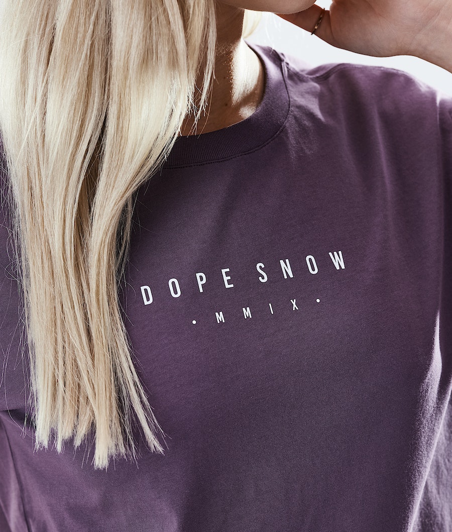 Dope Regular Range T-Shirts Damen Lila | 259-BEDVFN