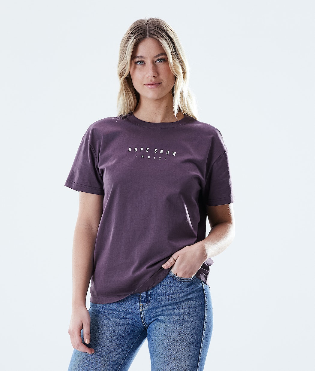 Dope Regular Range T-Shirts Damen Lila | 259-BEDVFN
