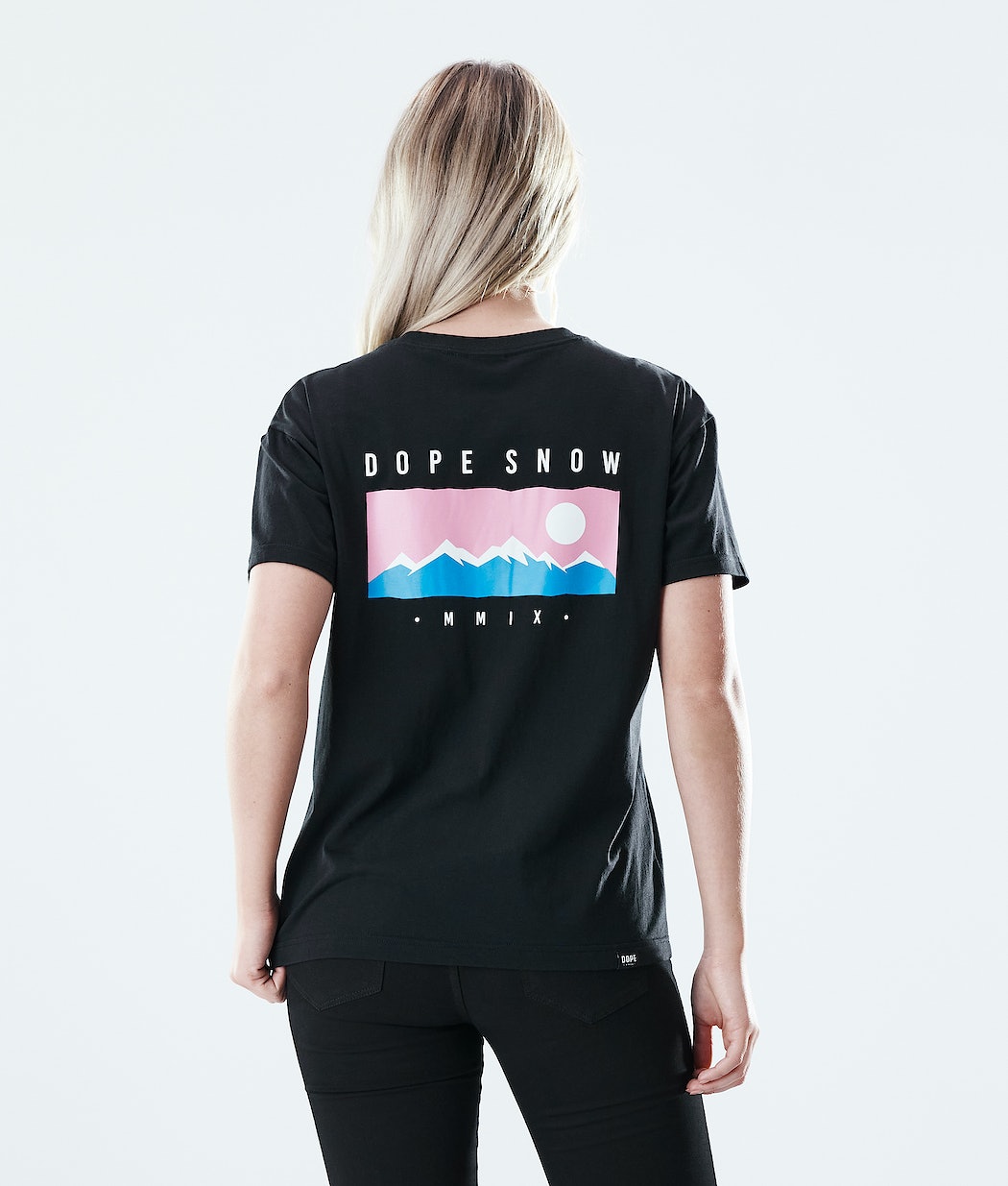 Dope Regular Range T-Shirts Damen Schwarz | 340-MKWFQT
