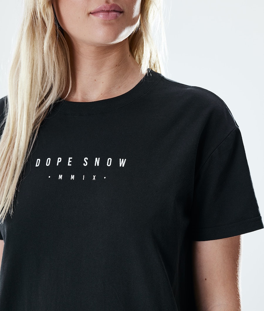 Dope Regular Range T-Shirts Damen Schwarz | 340-MKWFQT