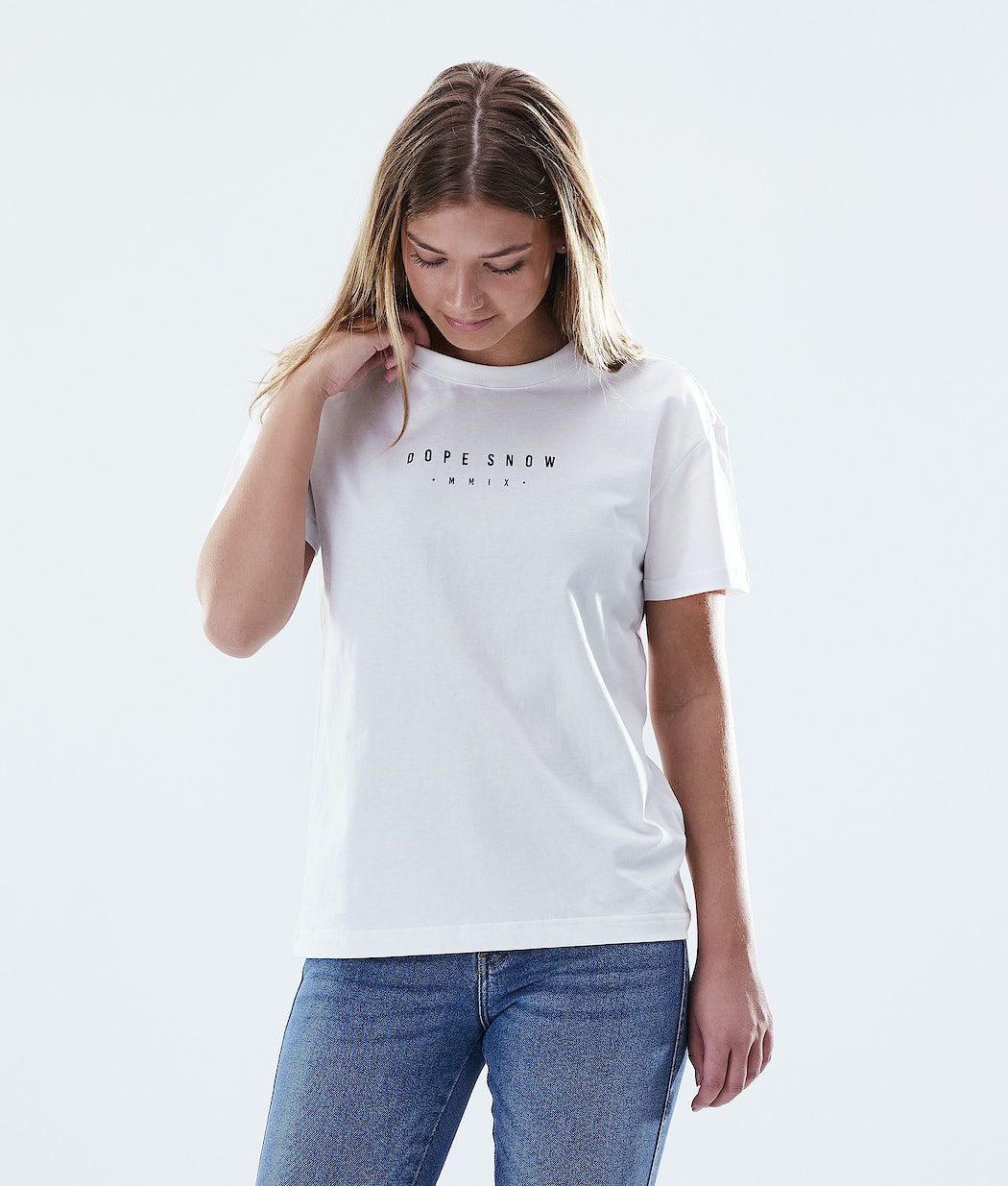 Dope Regular Range T-Shirts Damen Weiß | 835-FKIQTO