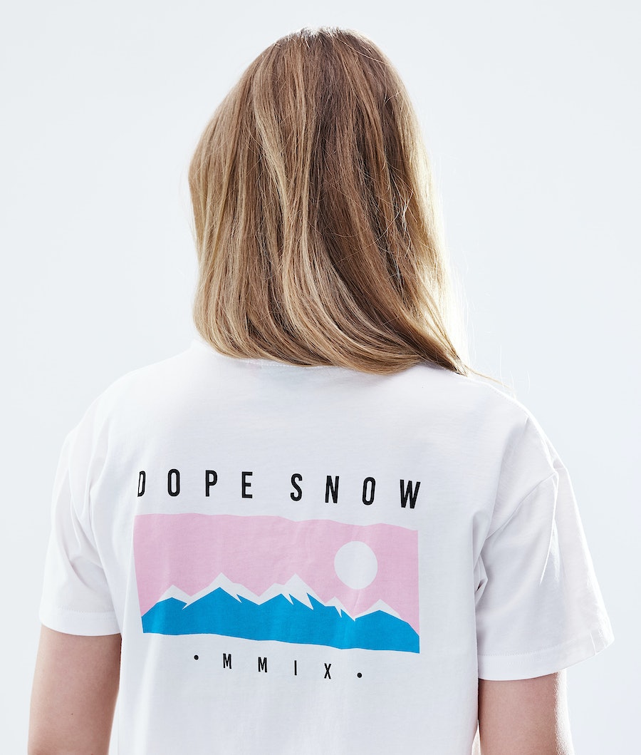 Dope Regular Range T-Shirts Damen Weiß | 835-FKIQTO