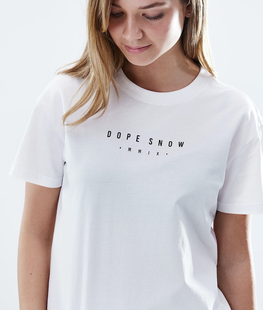 Dope Regular Range T-Shirts Damen Weiß | 835-FKIQTO