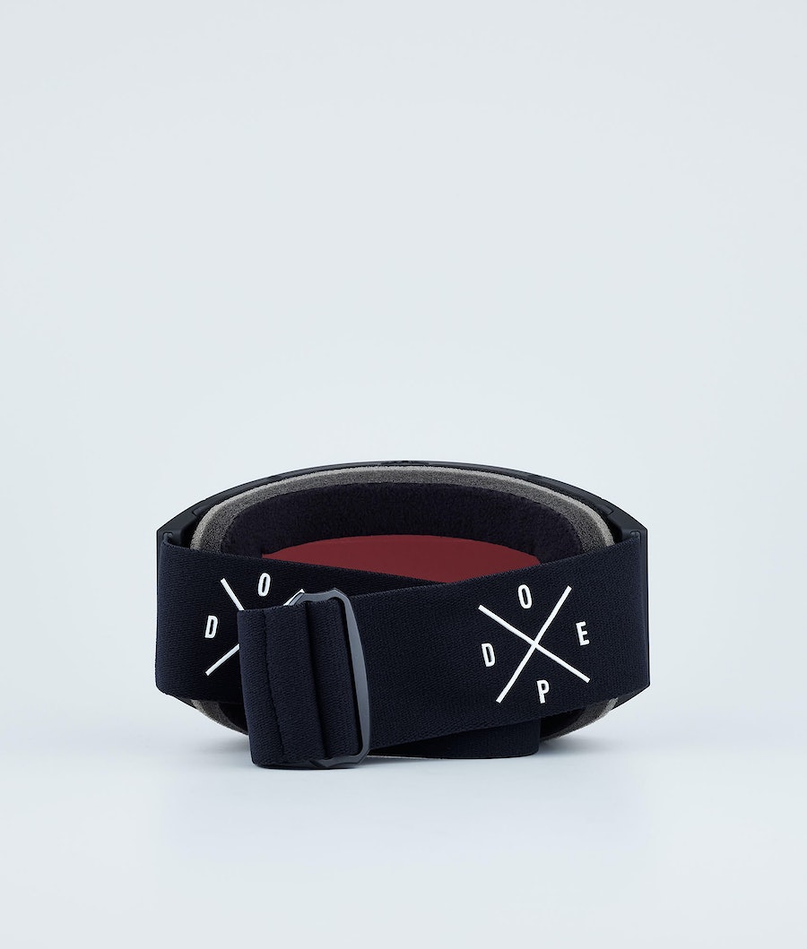 Dope Sight Skibrille Damen Schwarz Rot | 980-TDZAXG