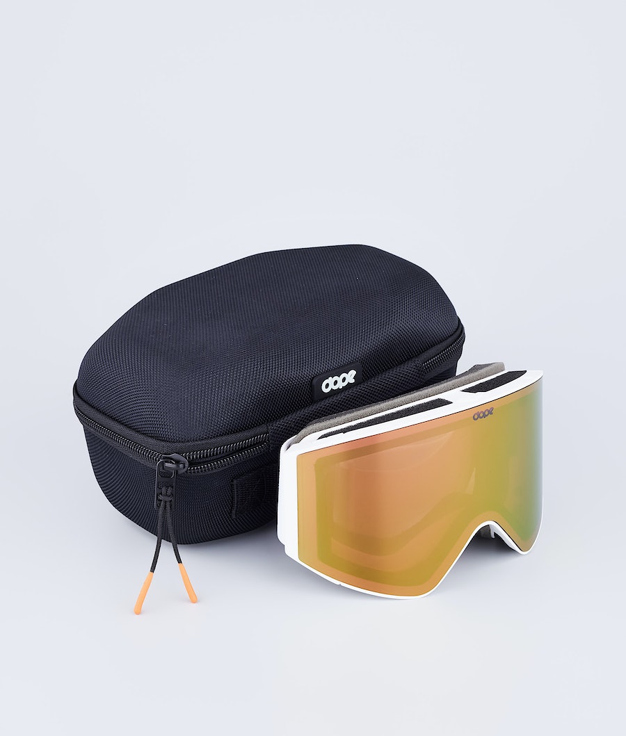 Dope Sight Skibrille Damen Weiß | 953-KWBUIJ