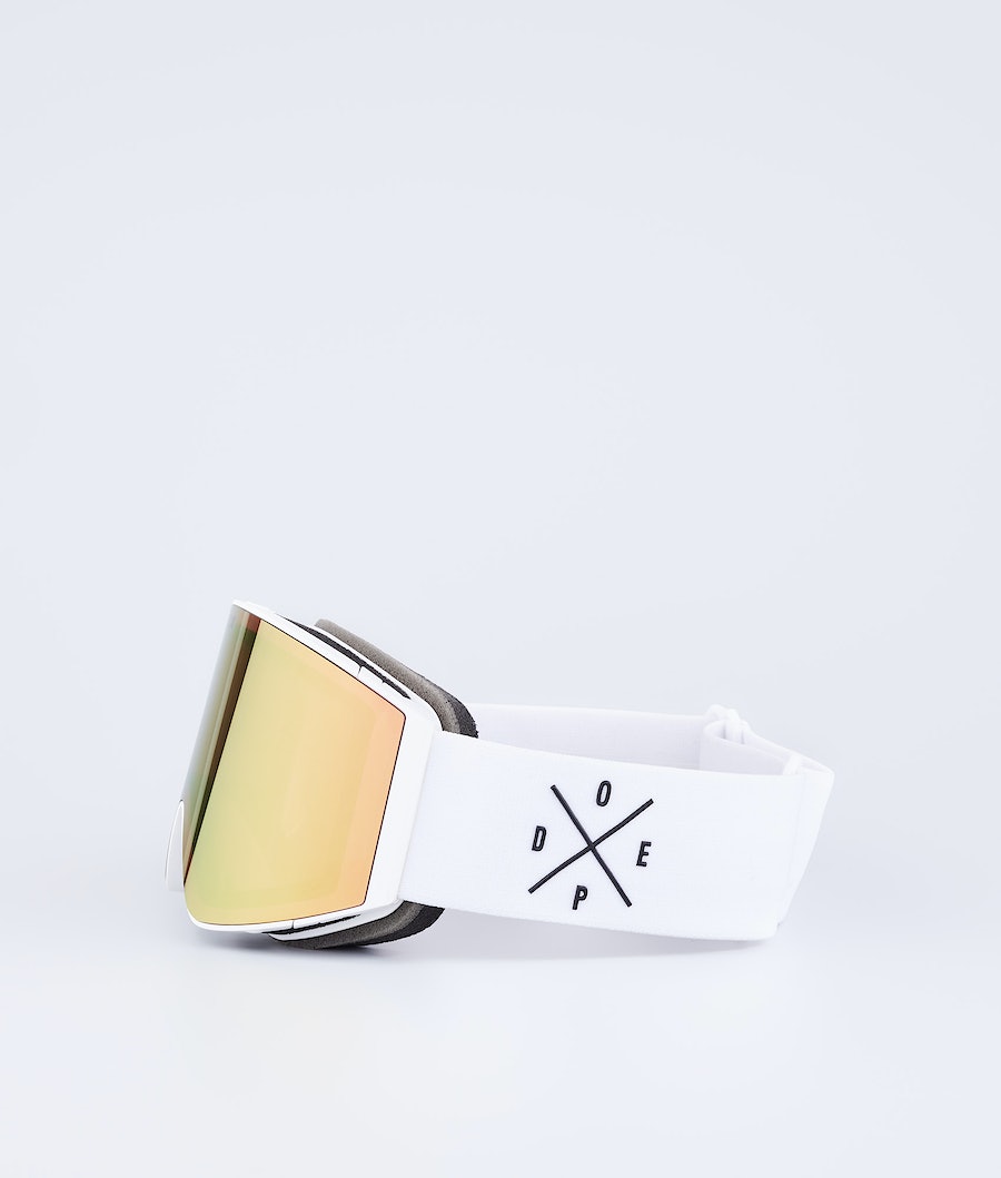 Dope Sight Skibrille Damen Weiß | 953-KWBUIJ