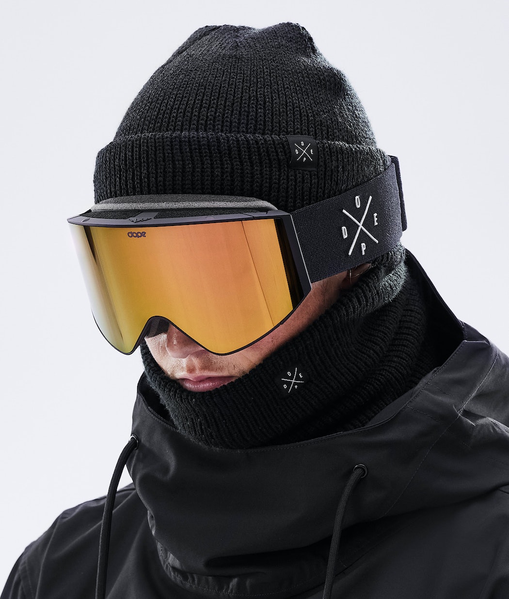 Dope Sight Skibrille Herren Schwarz | 640-NMUAVL