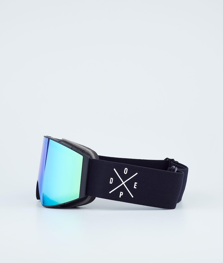 Dope Sight Skibrille Herren Schwarz Grün | 862-AZKTGN