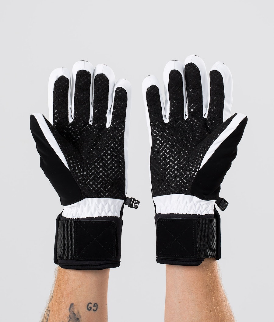 Dope Signet Skihandschuhe Damen Schwarz Weiß | 845-VCMFPT