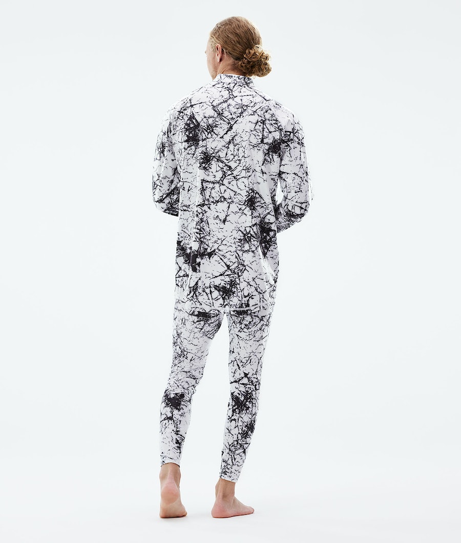 Dope Snuggle 2X-UP Thermounterwäsche Herren Weiß Schwarz | 392-EPAQTK