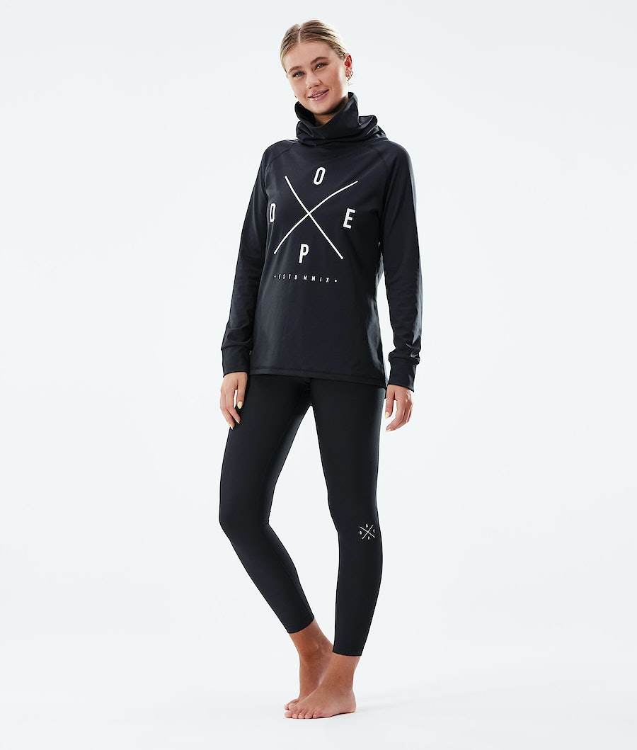 Dope Snuggle 2X-UP W Thermounterwäsche Damen Schwarz | 317-LNCOAZ