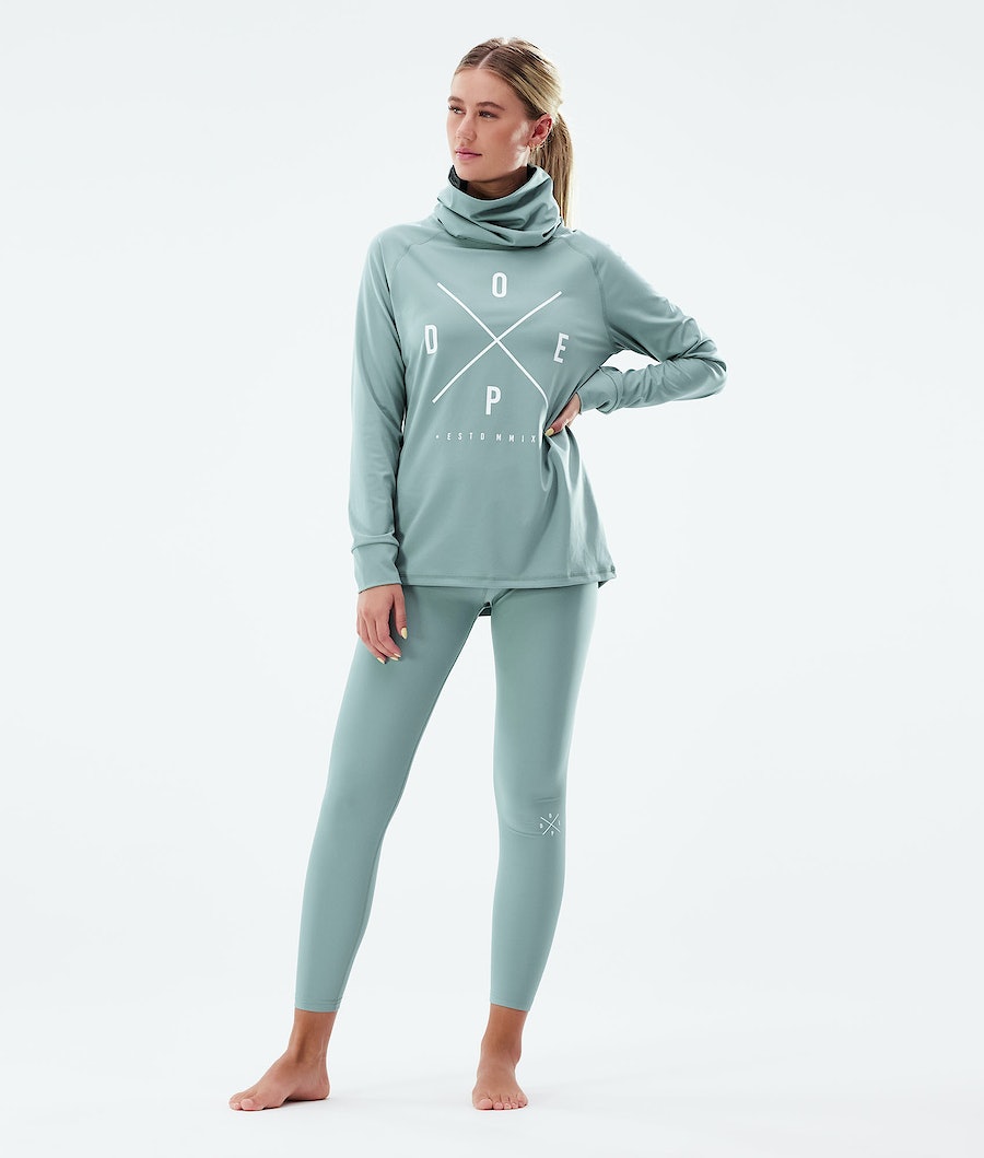 Dope Snuggle 2X-UP W Thermounterwäsche Damen Grün | 641-HGDOXS