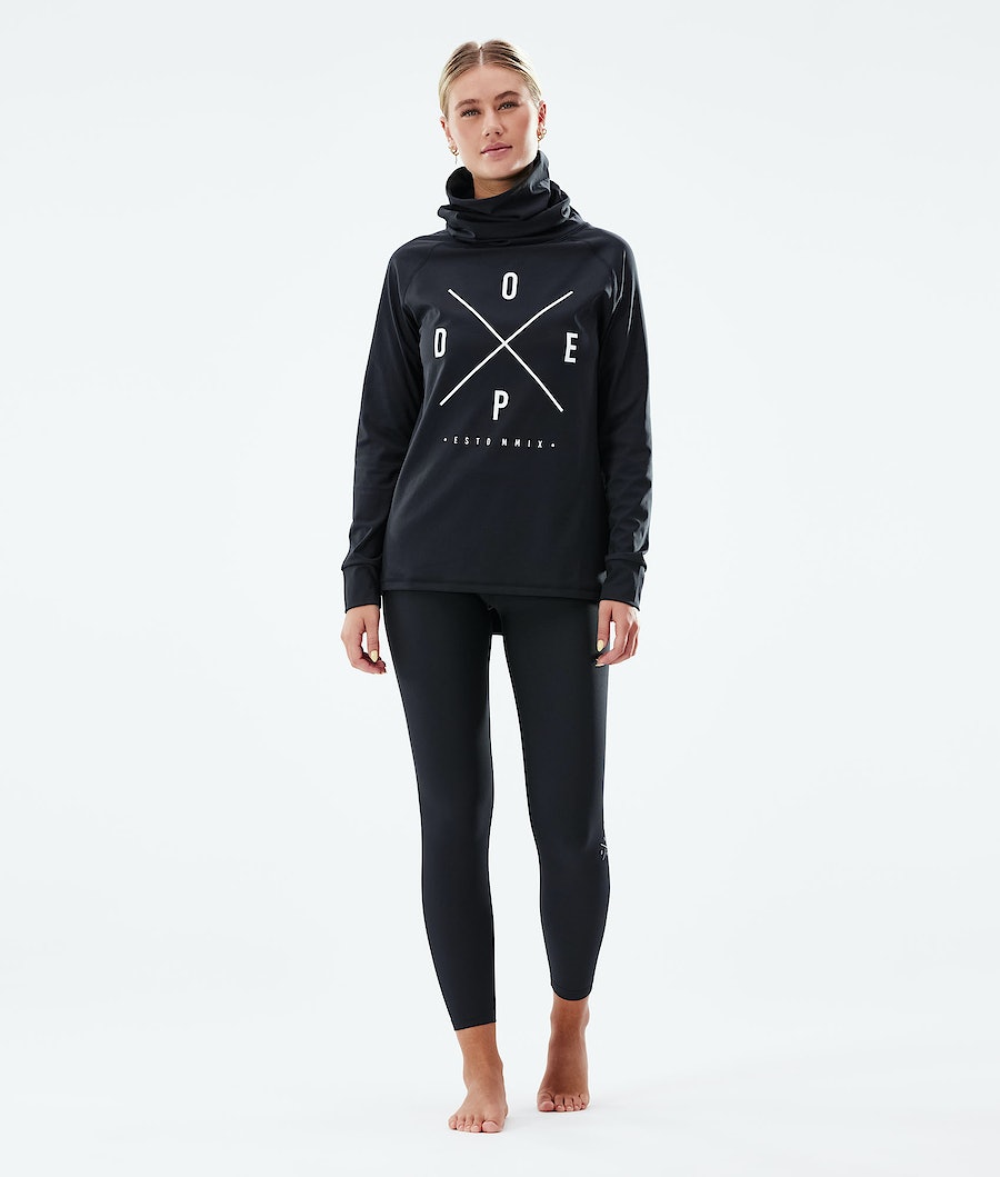 Dope Snuggle 2X-UP W Thermounterwäsche Damen Schwarz | 896-HTCSEQ