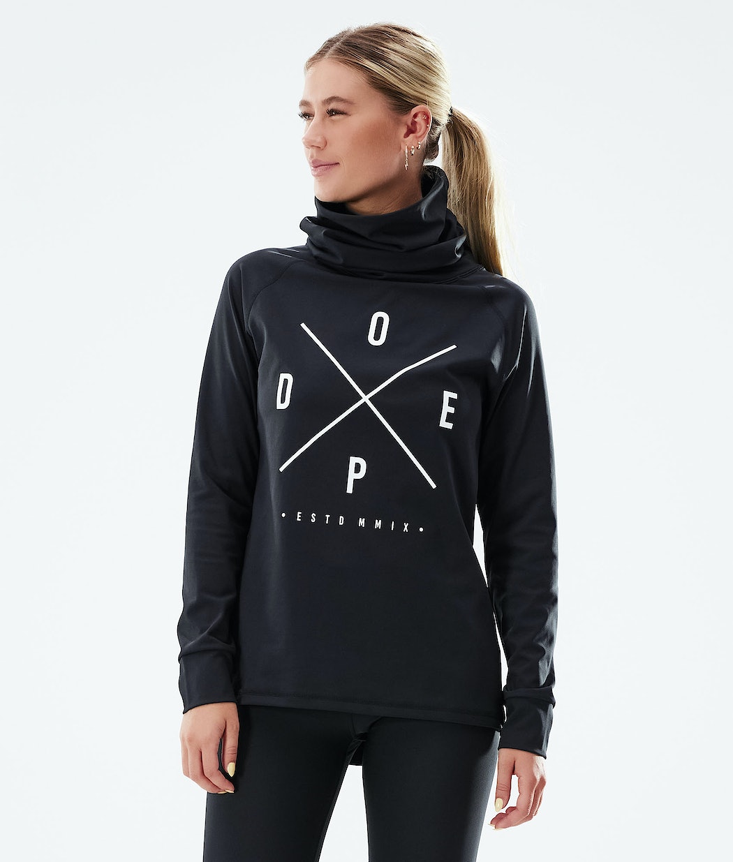 Dope Snuggle 2X-UP W Thermounterwäsche Damen Schwarz | 896-HTCSEQ