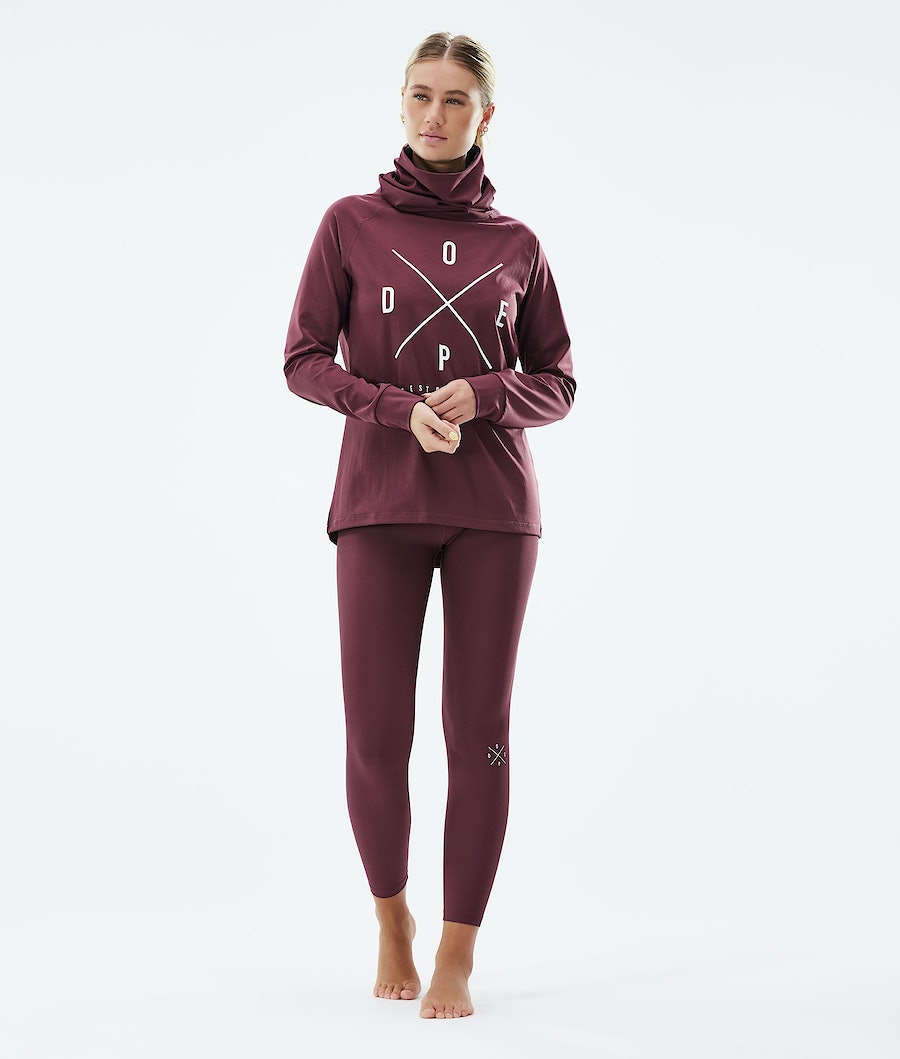 Dope Snuggle 2X-UP W Thermounterwäsche Damen Bordeaux | 918-JVCBFN