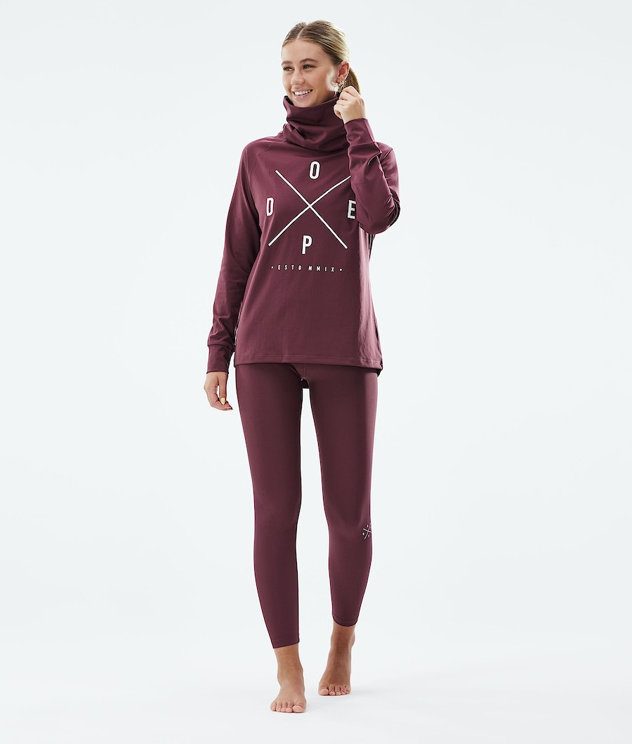Dope Snuggle 2X-UP W Thermounterwäsche Damen Bordeaux | 928-LIYGSW
