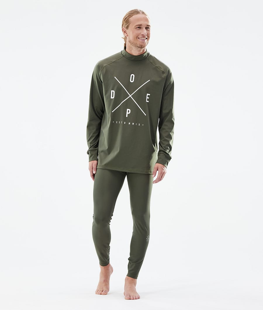 Dope Snuggle Thermounterwäsche Herren Olivgrün Grün | 102-FLHMOU