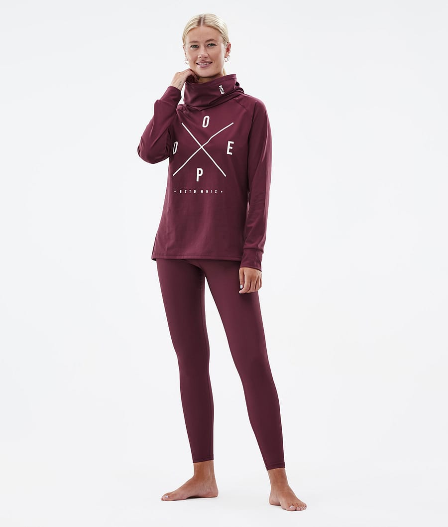 Dope Snuggle W Thermounterwäsche Damen Bordeaux | 239-TEFVDP