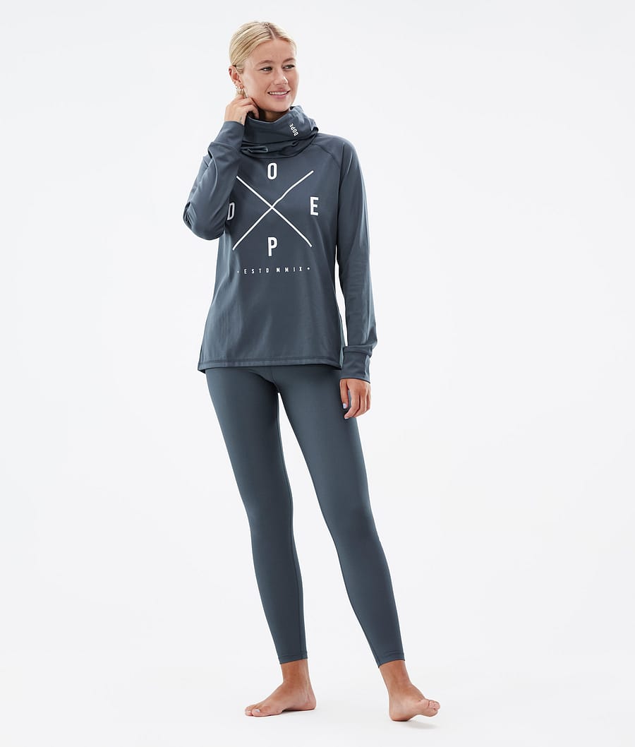 Dope Snuggle W Thermounterwäsche Damen Blau | 852-GNFQWI