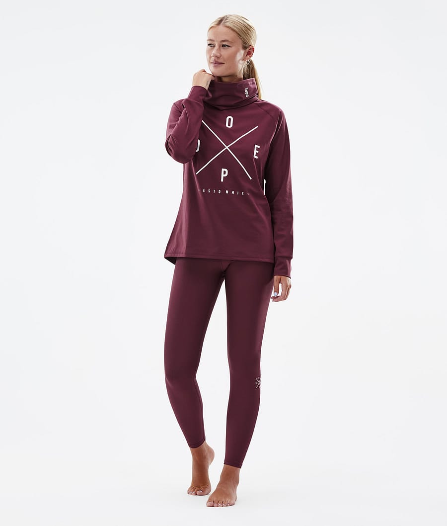 Dope Snuggle W Thermounterwäsche Damen Bordeaux | 874-GQBPSL