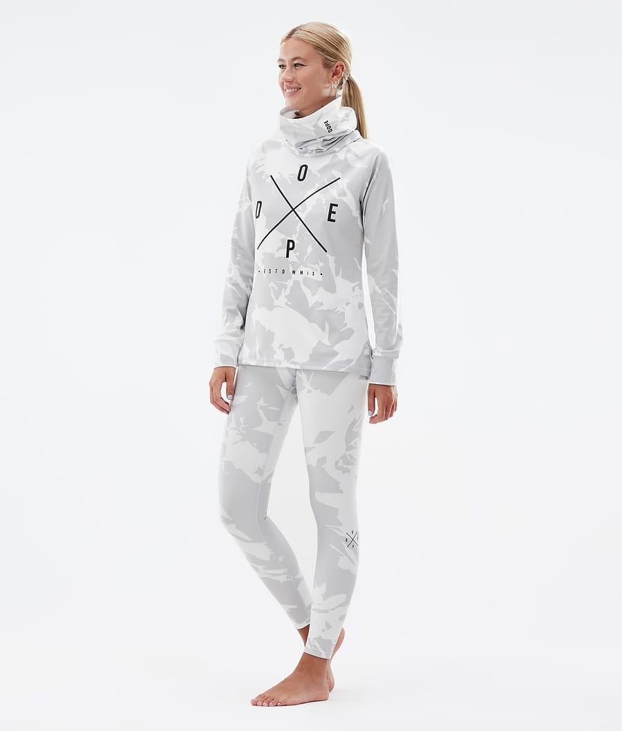Dope Snuggle W Thermounterwäsche Damen Grau Camouflage | 693-DSZBNV