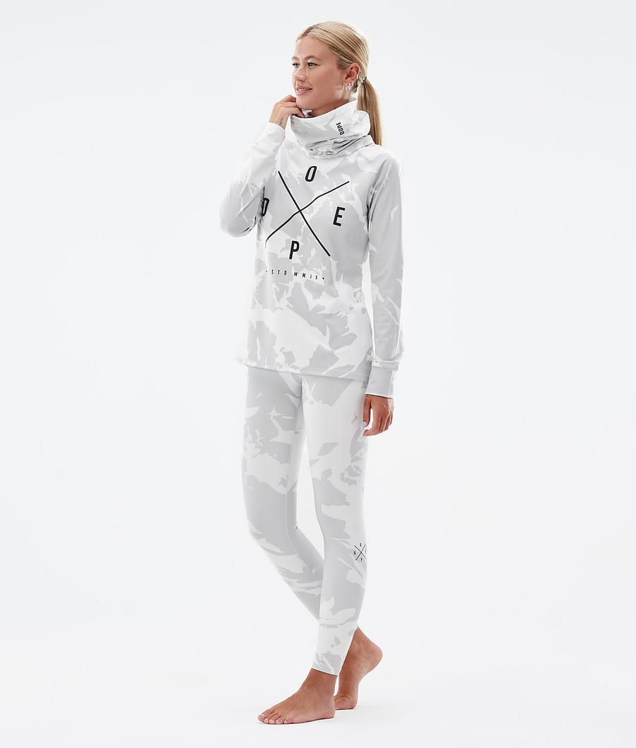 Dope Snuggle W Thermounterwäsche Damen Grau Camouflage | 967-NMQXDJ