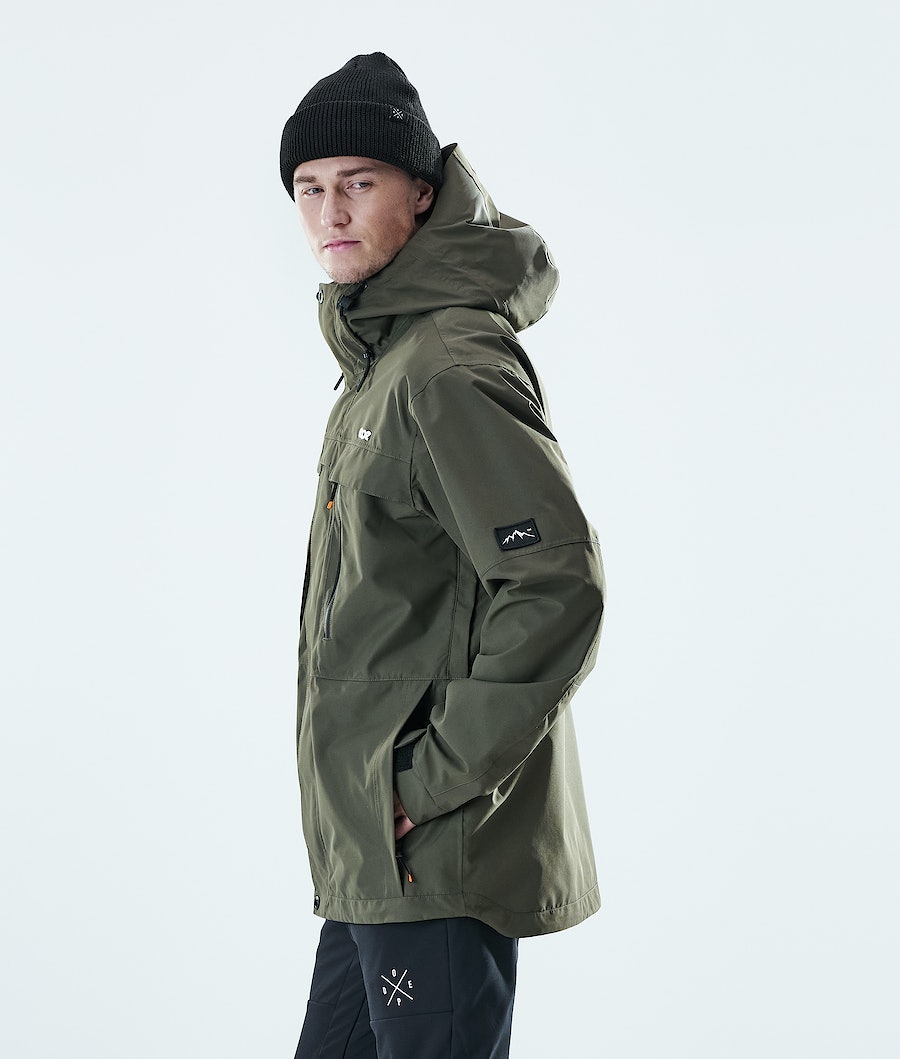 Dope Trekker Skijacke Herren Olivgrün Grün | 396-IWDVXY