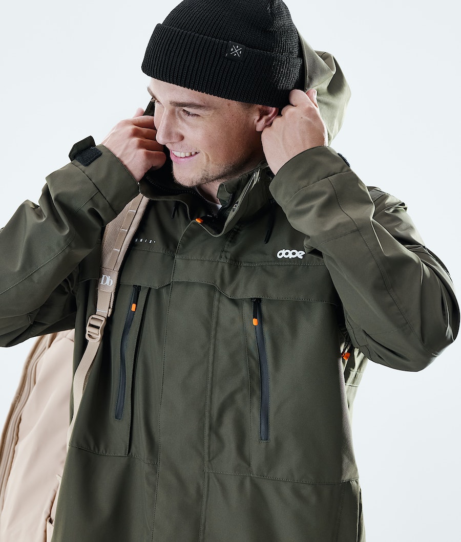 Dope Trekker Skijacke Herren Olivgrün Grün | 396-IWDVXY