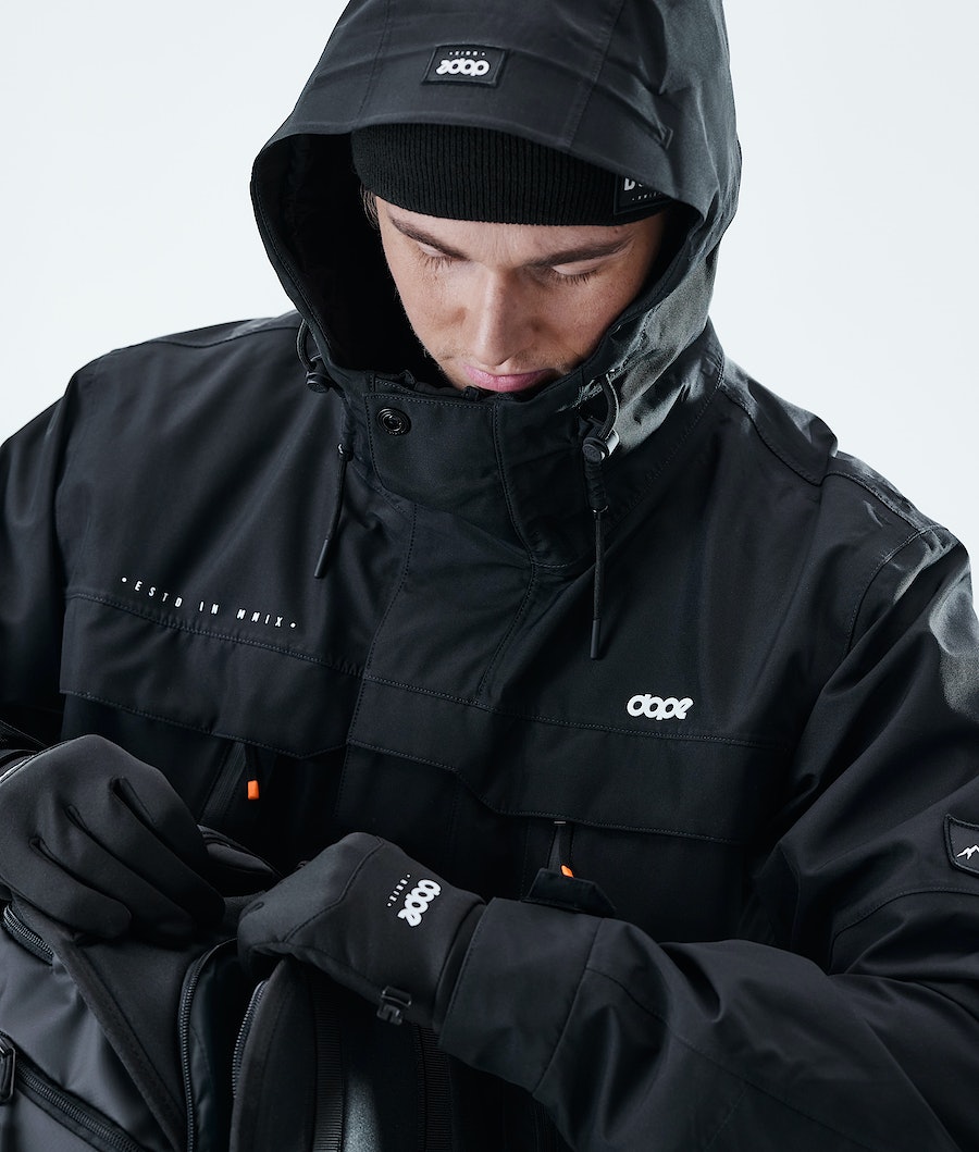 Dope Trekker Skijacke Herren Schwarz | 098-BRUKOT