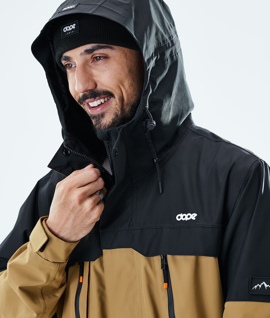 Dope Trekker Skijacke Herren Schwarz Gold | 920-RSAIUP