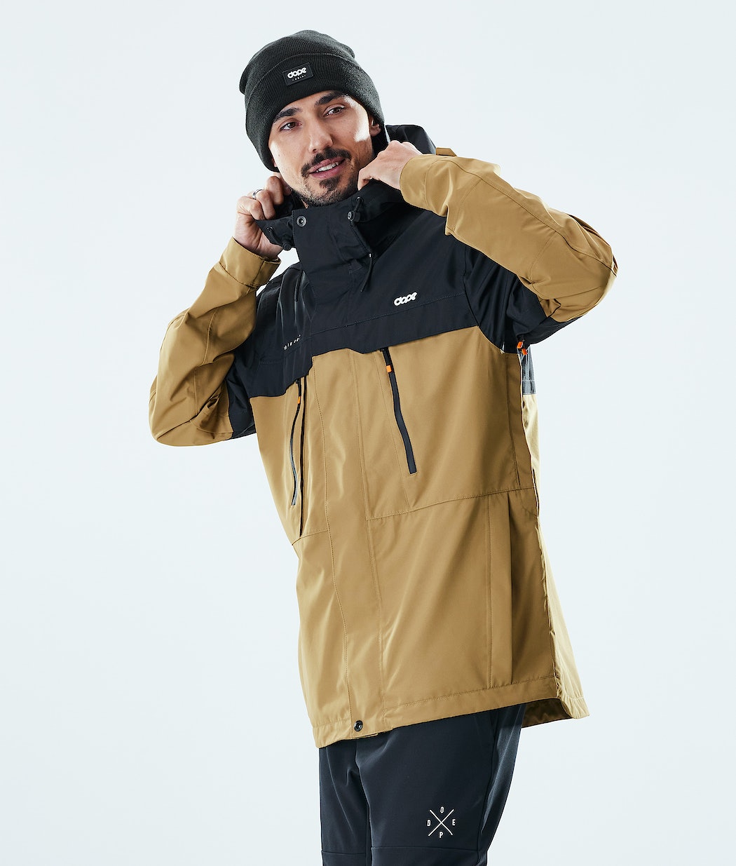 Dope Trekker Skijacke Herren Schwarz Gold | 920-RSAIUP