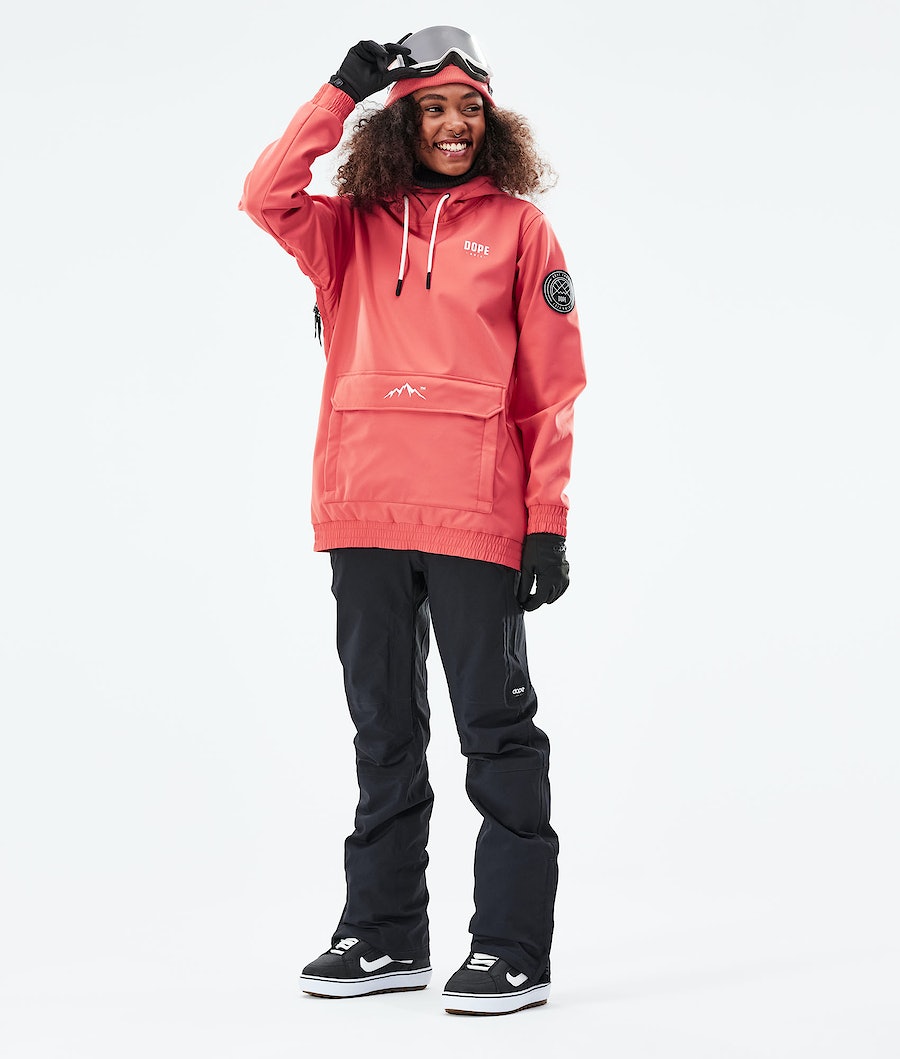 Dope Wylie Snowboardjacke Damen Koralle | 765-DGCKEP