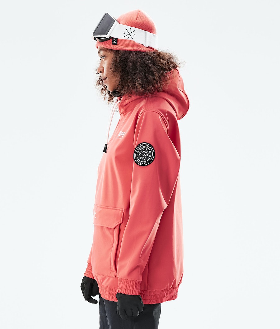 Dope Wylie Snowboardjacke Damen Koralle | 765-DGCKEP