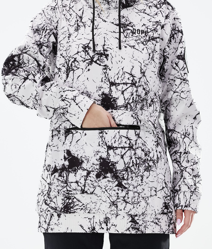 Dope Wylie Snowboardjacke Damen Weiß Schwarz | 145-EPLFND