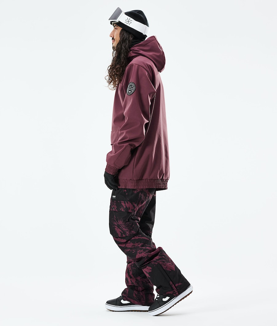 Dope Wylie Snowboardjacke Herren Bordeaux | 642-FZTUCA