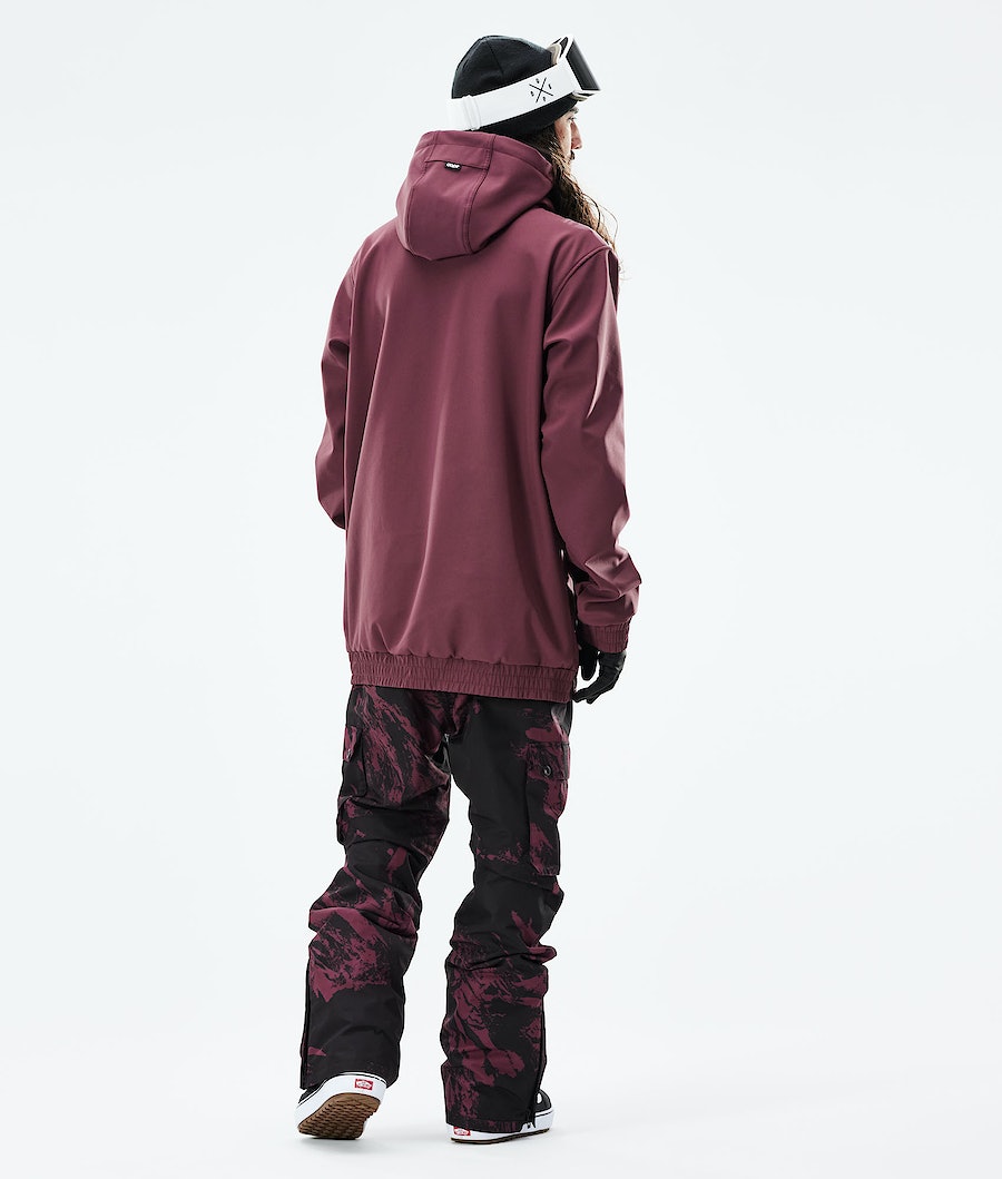 Dope Wylie Snowboardjacke Herren Bordeaux | 642-FZTUCA