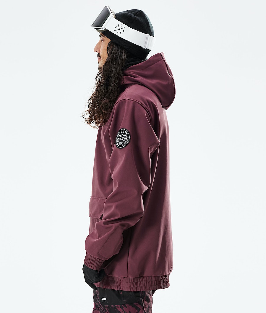 Dope Wylie Snowboardjacke Herren Bordeaux | 642-FZTUCA