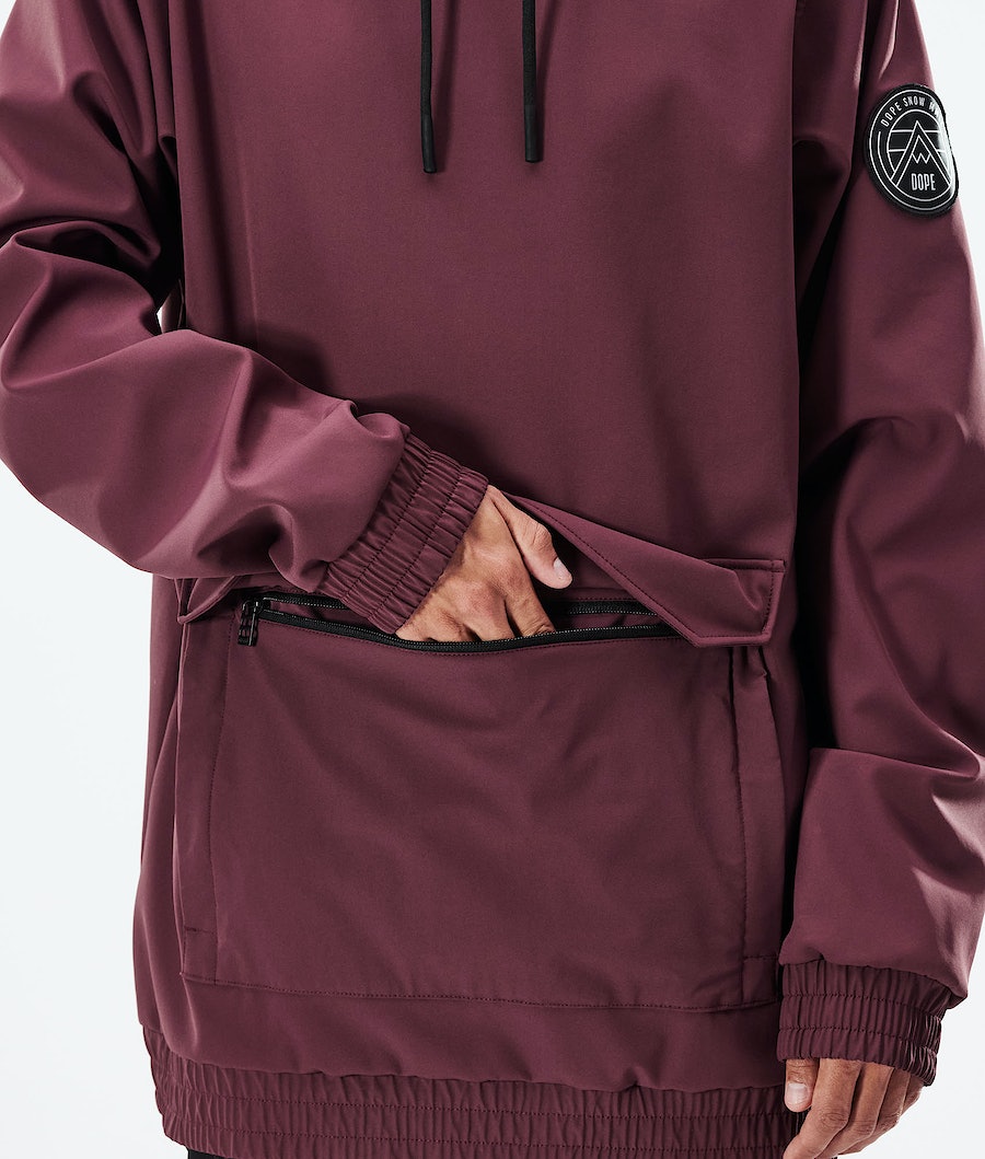 Dope Wylie Snowboardjacke Herren Bordeaux | 642-FZTUCA