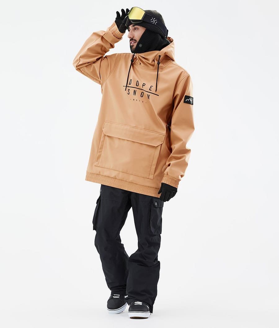 Dope Wylie Snowboardjacke Herren Khaki Gelb | 920-NXAZQE