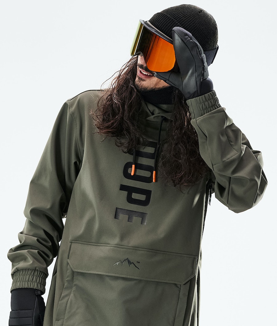 Dope Wylie Snowboardjacke Herren Olivgrün Grün | 739-OLJNKC