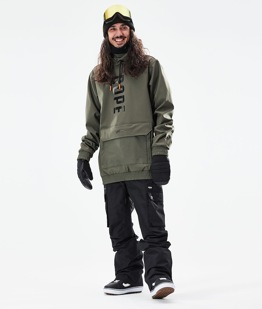 Dope Wylie Snowboardjacke Herren Olivgrün Grün | 739-OLJNKC