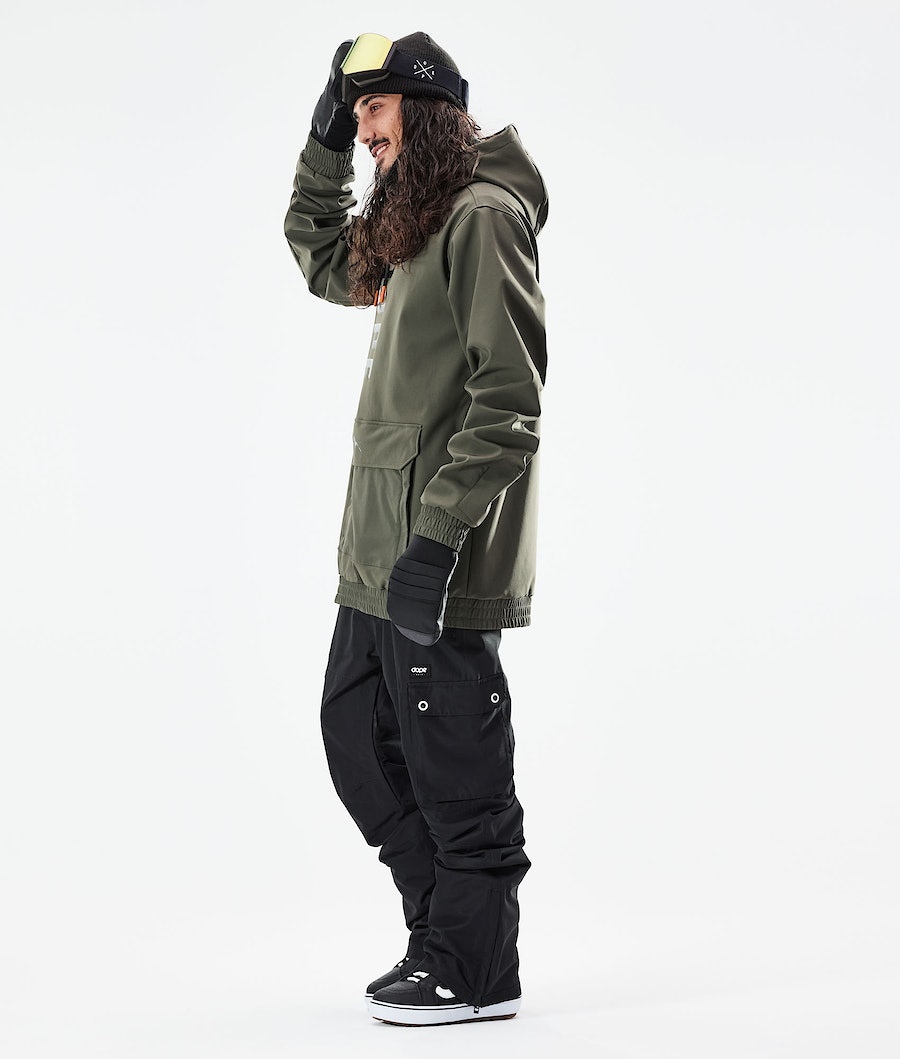 Dope Wylie Snowboardjacke Herren Olivgrün Grün | 739-OLJNKC
