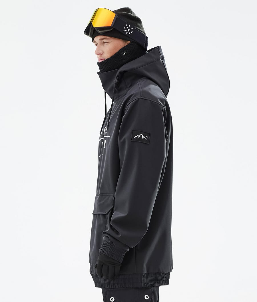 Dope Wylie Snowboardjacke Herren Schwarz | 136-EXPMDR